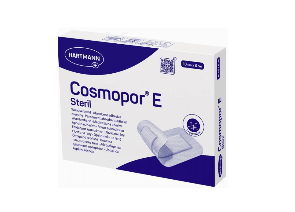 Opatrunek z wkładem chłonnym COSMOPOR E 10* 8cm 25szt