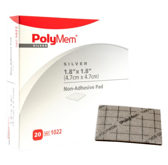 PolyMem Silver 1022 Non Adhesive Pad 4,7x4,7cm 1szt