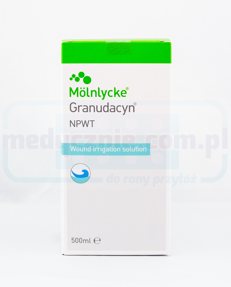 Granudacyn NPWT 500ml - roztwór do płykania ran
