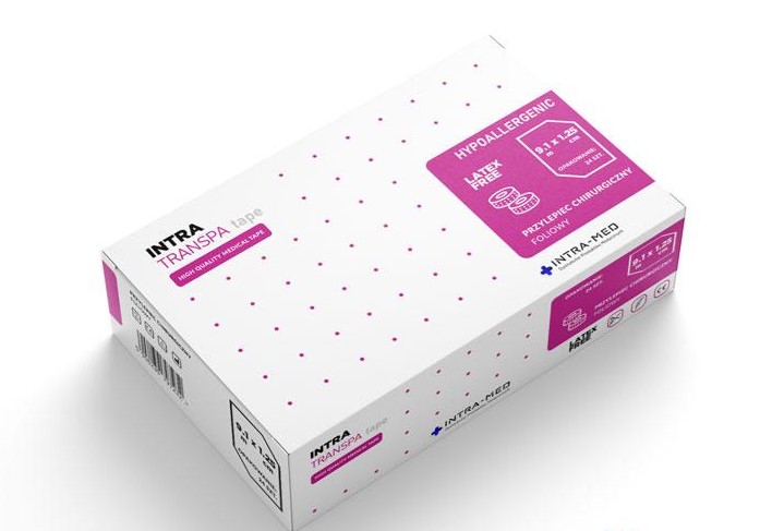 Plaster transparentny foliowy 1,25cm*5m