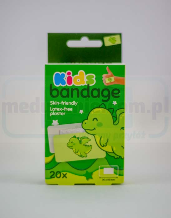 Plaster zestaw KIDS BANDAGE wodoodporne 20szt - obrazek 3