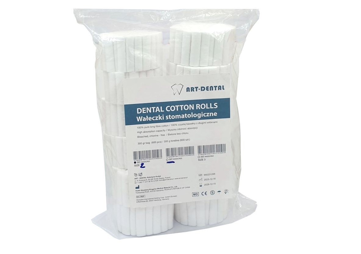 Wałeczki stomatologiczne nr 1 600szt