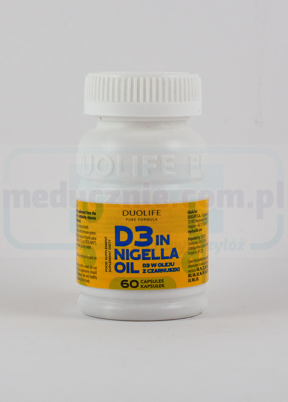 Duolife D3 60tabl. w oleju z czarnuszki - obrazek 2