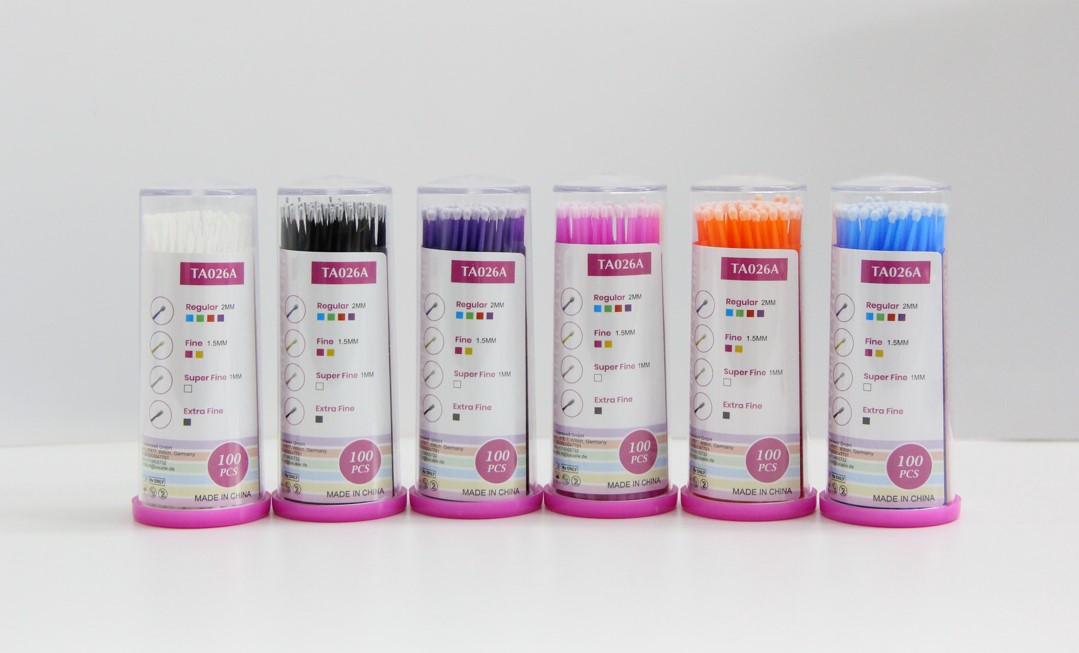 Aplikatory 100szt żółte