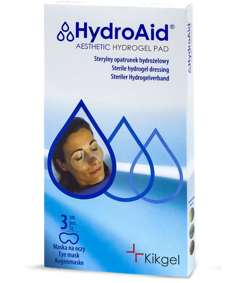 HydroAid - maska na oczy 1szt sterylny opatrunek hydrożelowy
