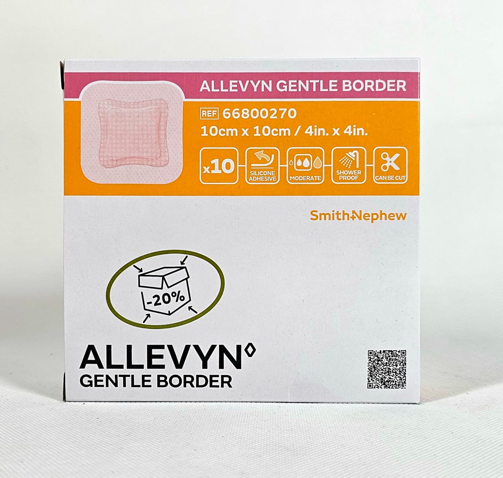 Allevyn Gentle Border 10* 10cm 1szt