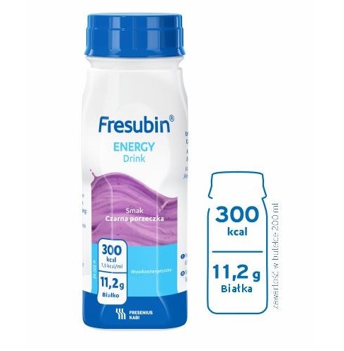Fresubin Energy Drink 4x200ml czarna porzeczka