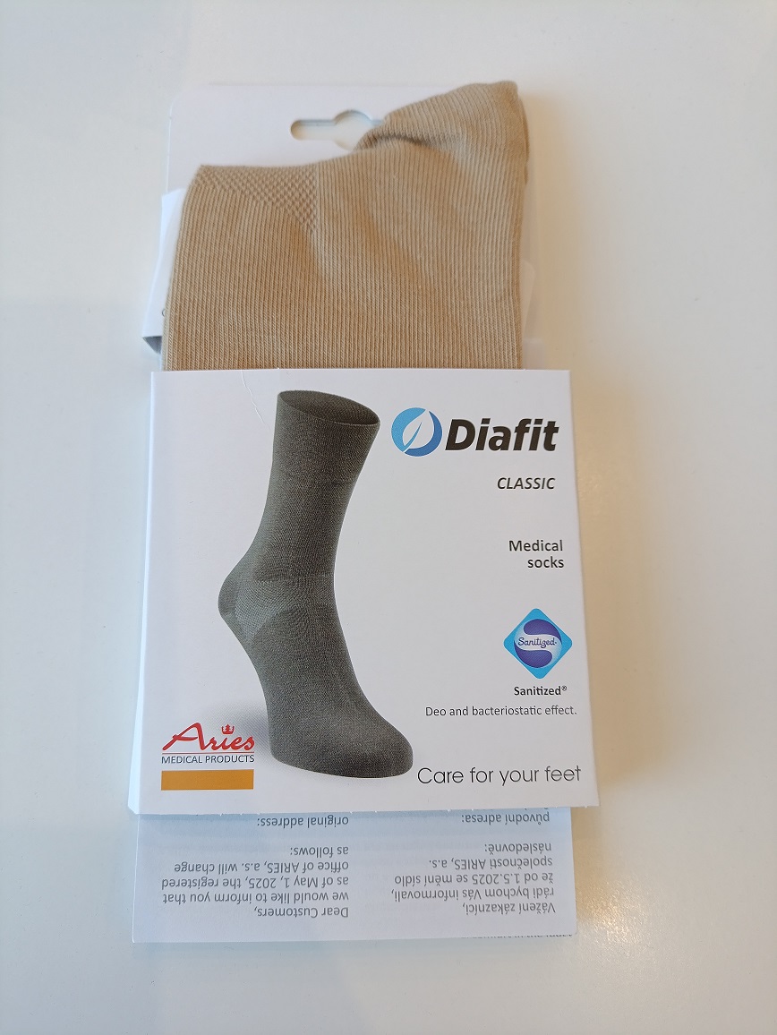 Skarpety dla diabetyków Avicenum DiaFit CLASSIC rozm. 44-47 para 8002 brązowe
