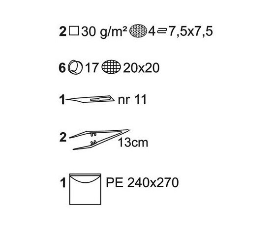 Zestaw do zmiany opatrunku  MA-991-ZEB2-161 Matoset rozbudowany