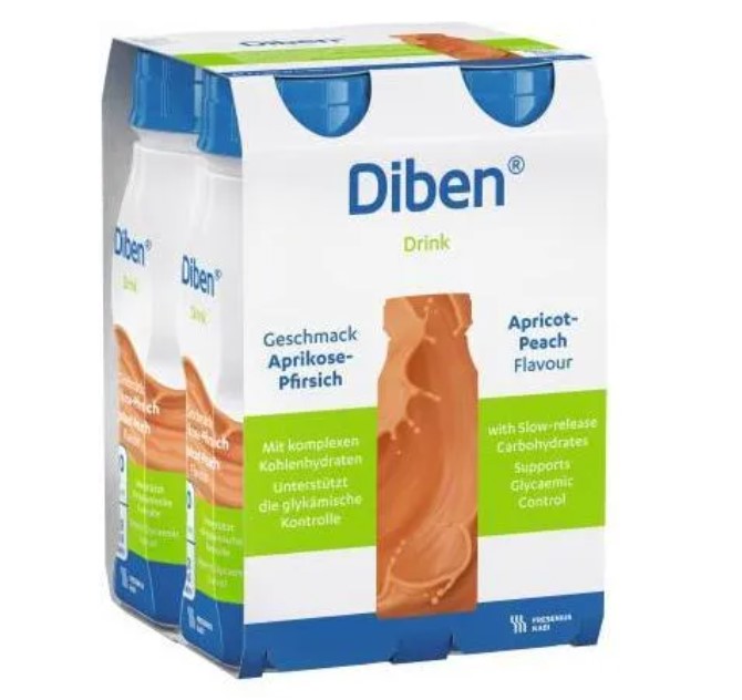 Fresenius Diben Drink 4x200ml morela-brzoskwinia