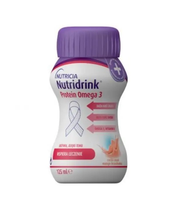 Nutricia Nutridrink Protein Omega 3 125ml rześki smak mango-brzoskwinia