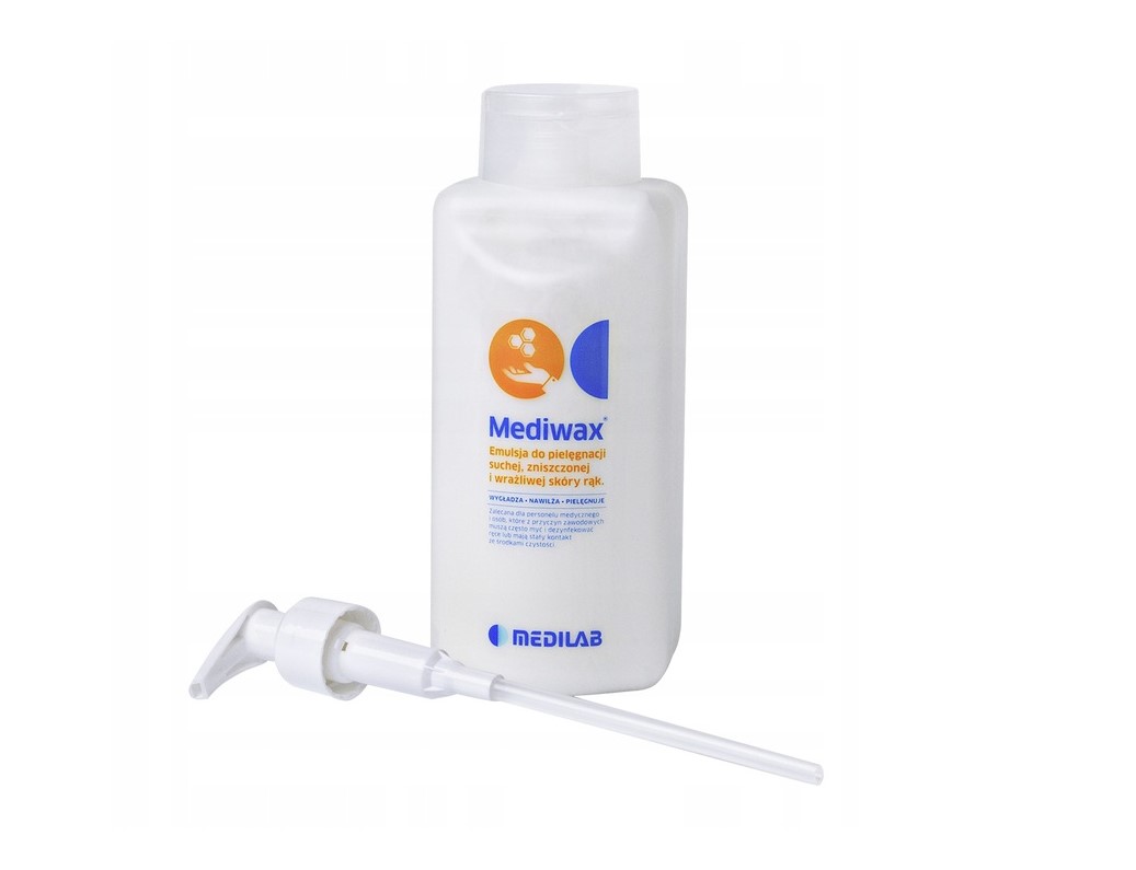 Mediwax 500ml z pompką emulsja na bazie wosku pszczelego