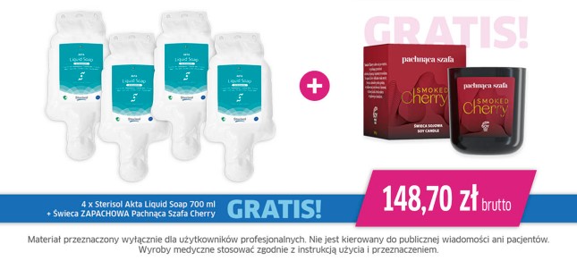 Sterisol Akta Liquid Soap 4 x 700ml + gratis