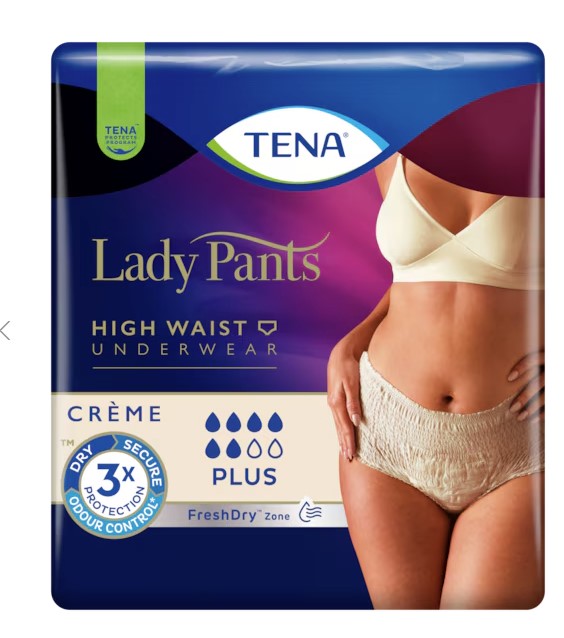 Majtki TENA Lady Plus Pants Creme L 30szt