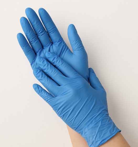 Rękawice niebieskie XL 100szt nitrylowe bezpudrowe SD Glove