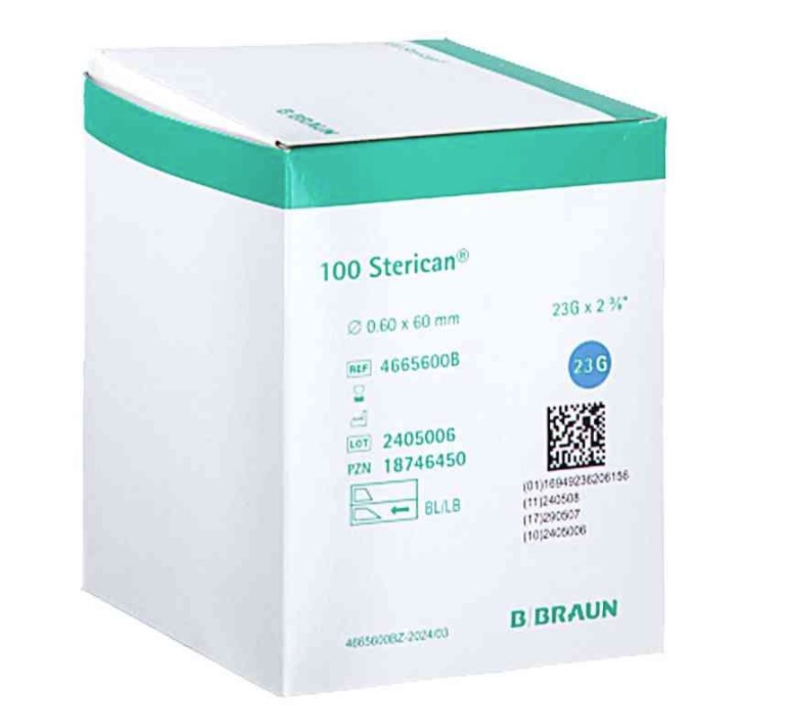 Igła j.u. Sterican G23 06* 60mm 100szt REF 4665600B