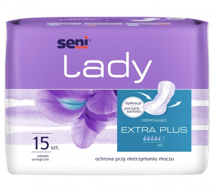 Wkładki urologiczne 15szt Seni Lady Extra Plus