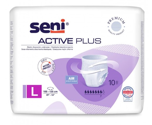 Majtki chłonne Seni Active Plus LARGE 10szt