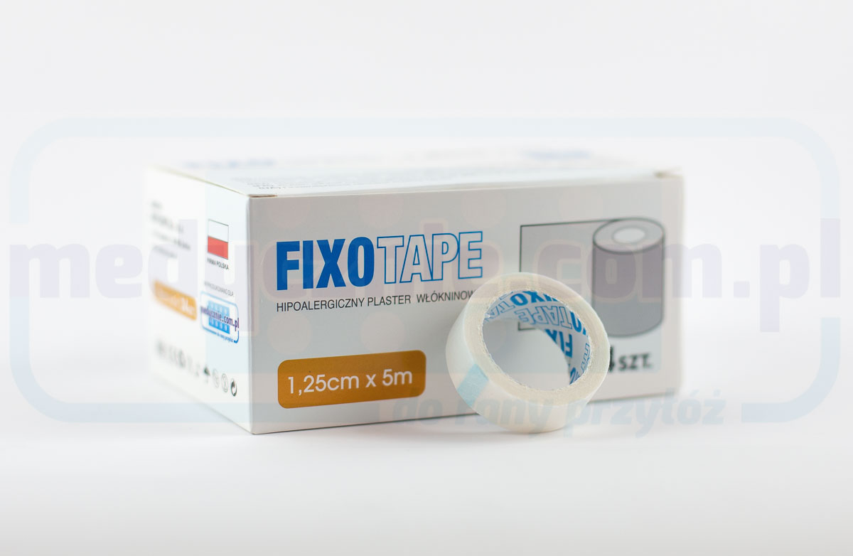 Plaster hypoal. włókninowy FIXOTAPE 1,25cm*5m 1szt - obrazek 2
