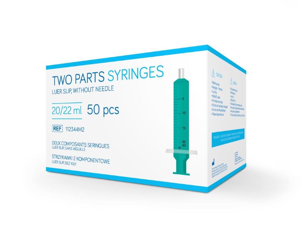 Strzykawki 20ml 50szt sterylne j.u. - obrazek 2