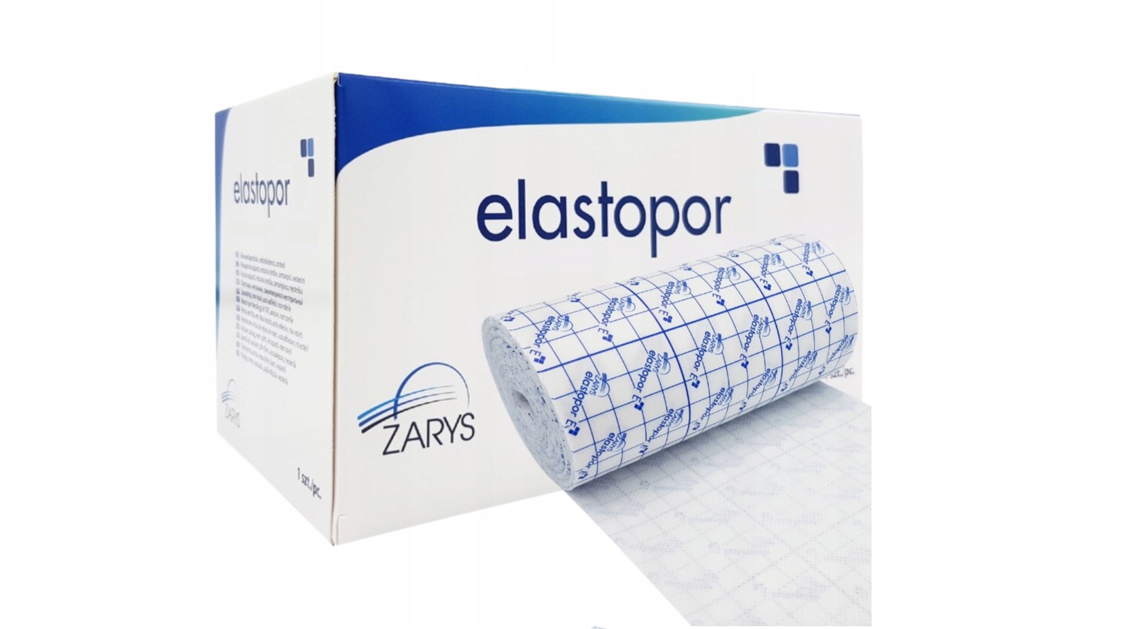 Taśma włókninowa ELASTOPOR E 10cm x 10m 1szt opatrunkowa samoprzylepna rolka - obrazek 2