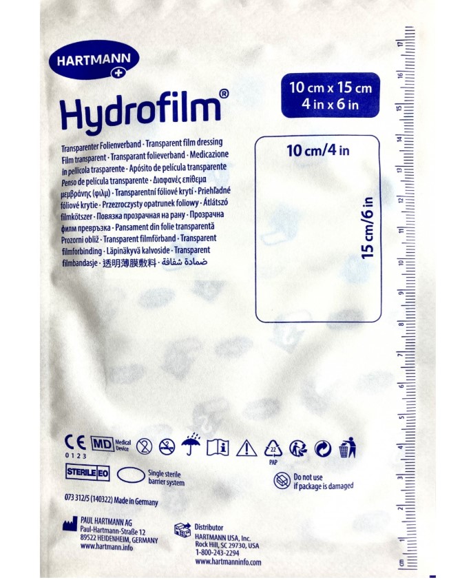 Hydrofilm NEW 10cm x 15cm 1szt opatrunek foliowy jałowy - obrazek 2