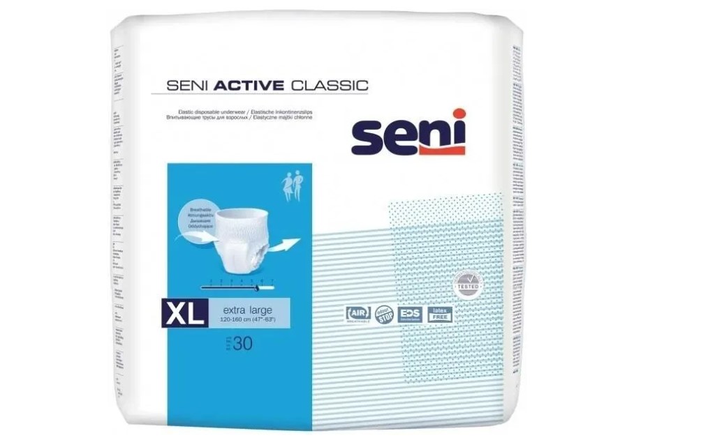 Majtki chłonne Seni Active Classic X-LARGE 30szt - obrazek 4