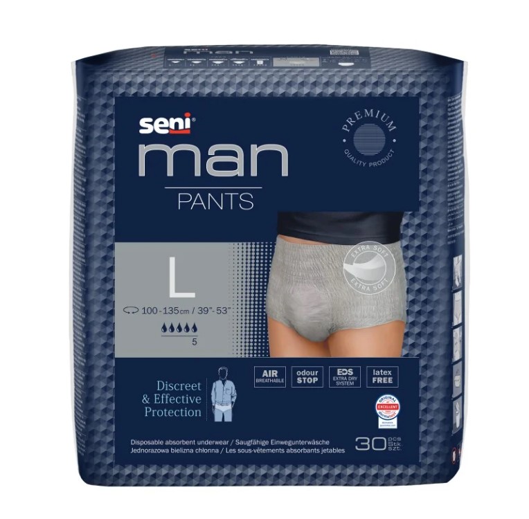 Majtki chłonne Seni Man Pants LARGE 30szt