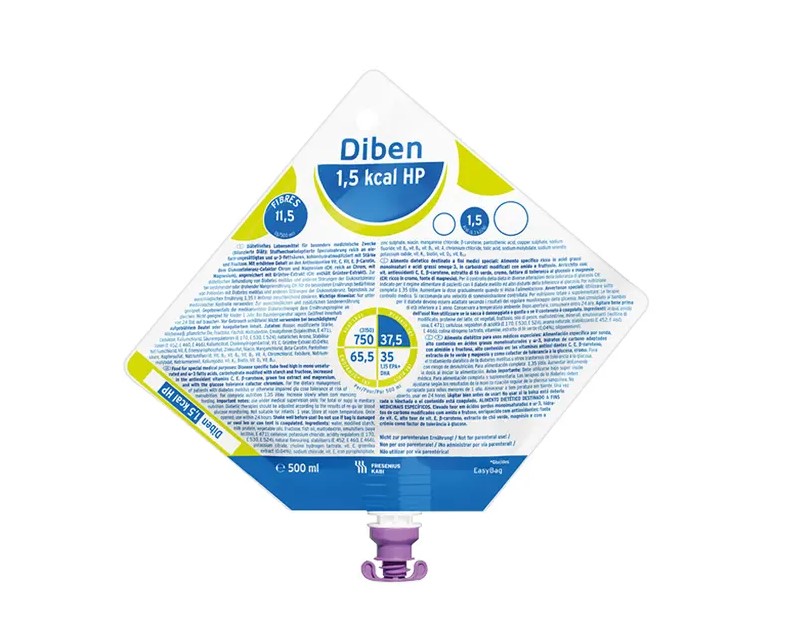 Fresenius Diben 1,5 KCAL HP 500ml Easy Bag - obrazek 2
