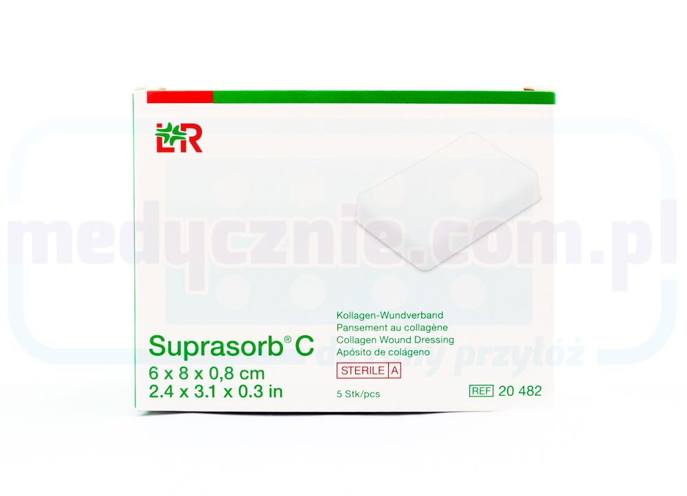 Suprasorb C 6x8x0,8cm 1szt - obrazek 3