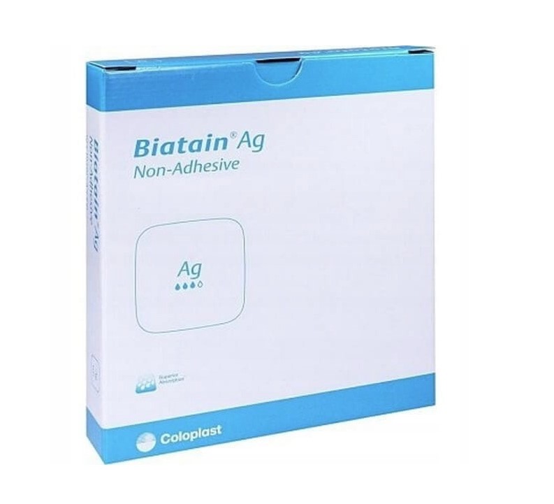Biatain Ag Non Adhesive 15* 15cm 1szt - obrazek 2