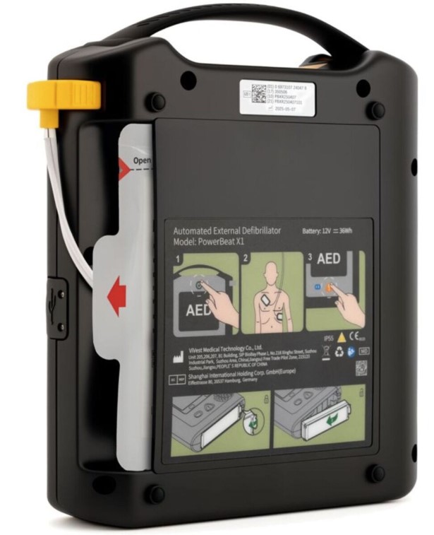 Defibrylator AED Vivest PowerBeat X1 - obrazek 2