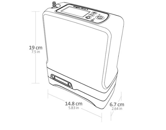 Koncentrator tlenu Inogen Rove 4 - obrazek 2