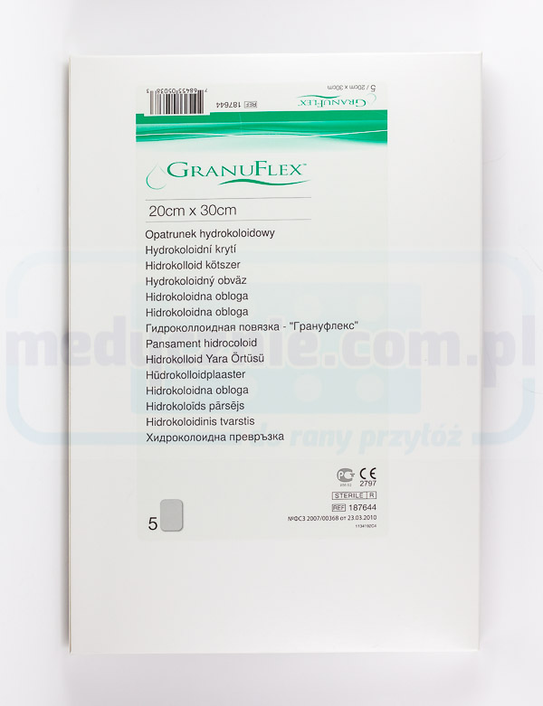 Granuflex 20*30cm opatrunek hydrokoloidowy 1szt