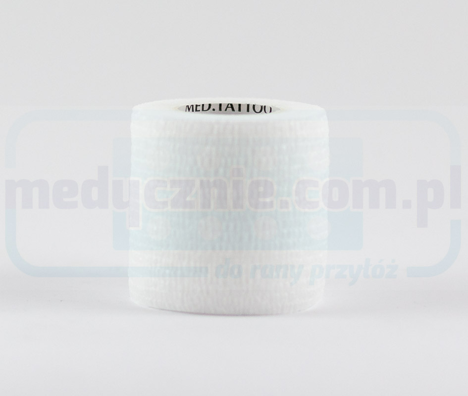 Opaska kohezyjna 5cm*4,5m 1szt biała elastyczna, samoprzylepna