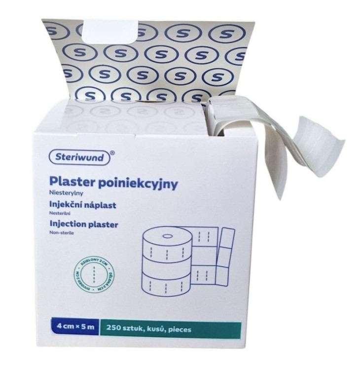 Plaster poinekcyjny 5m*4cm z nacięciem co 2cm 250szt - obrazek 2