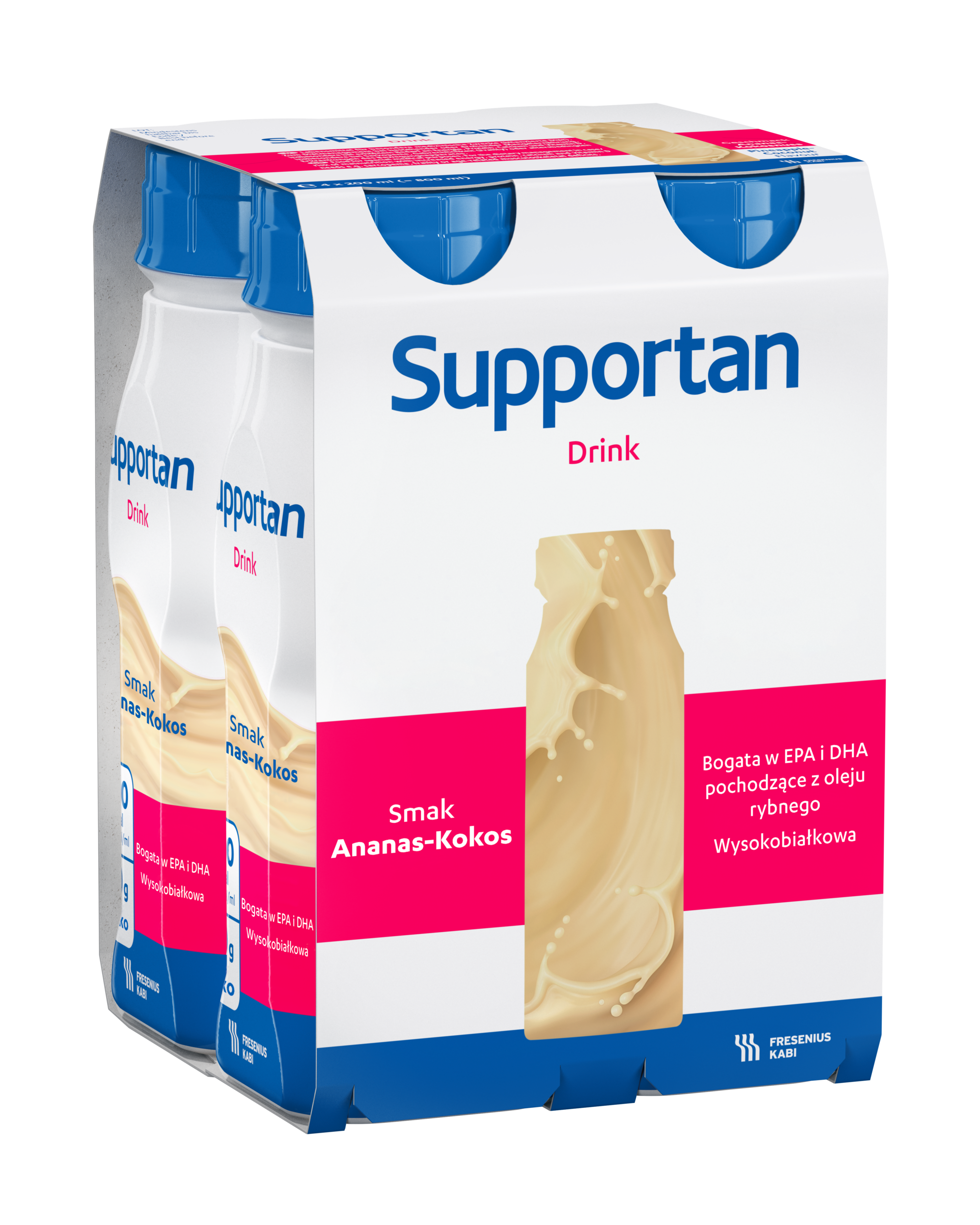 Fresenius Supportan DRINK 4x200ml ananas-kokos