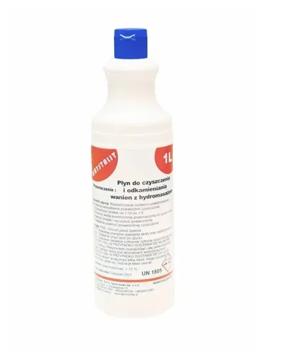 Krystalit 1L - płyn do czyszczenia wanien z hydromasażem