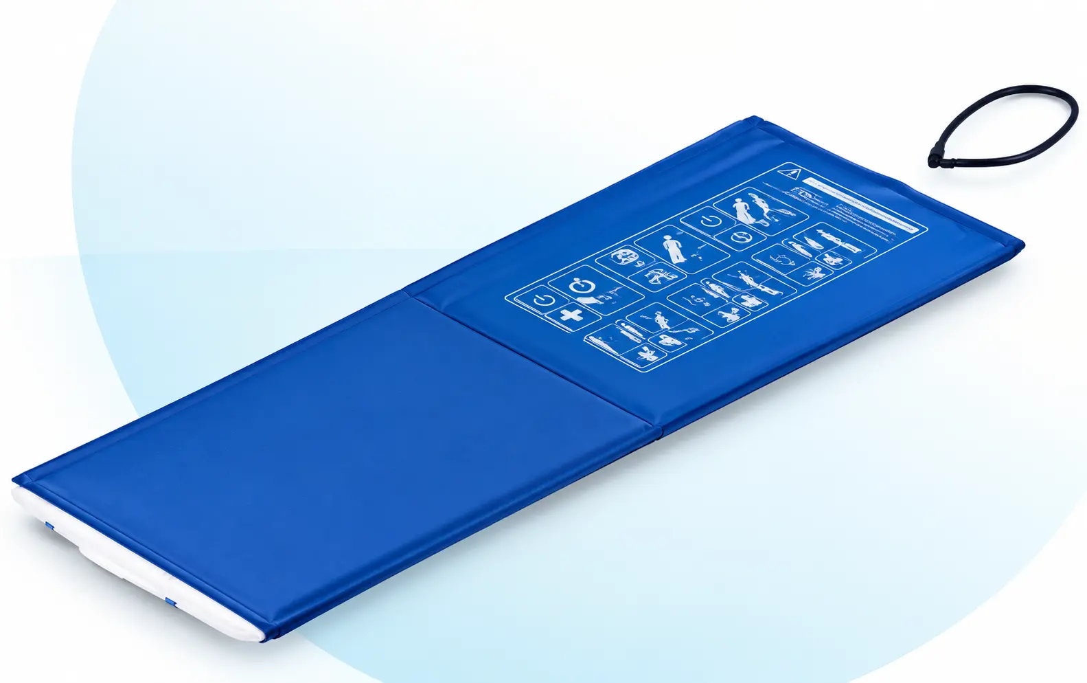 Transfer pacjenta - Przenośnik taśmowy Transaroll Smartboard - Standard, Wymiary: 180 × 50 cm, składany